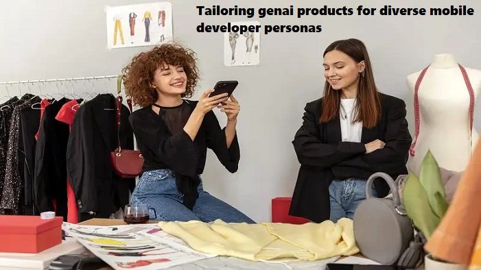 tailoring genai products for diverse mobile developer personas