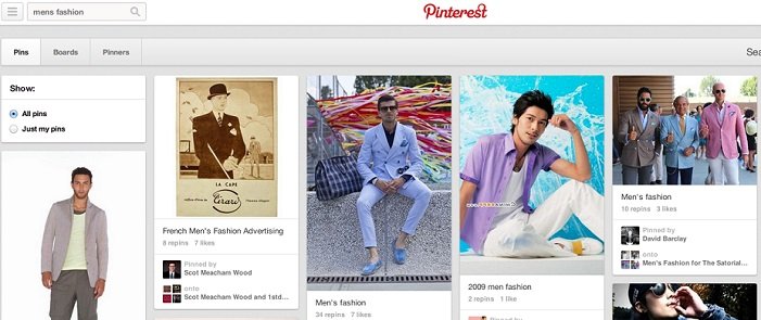 pinterest search